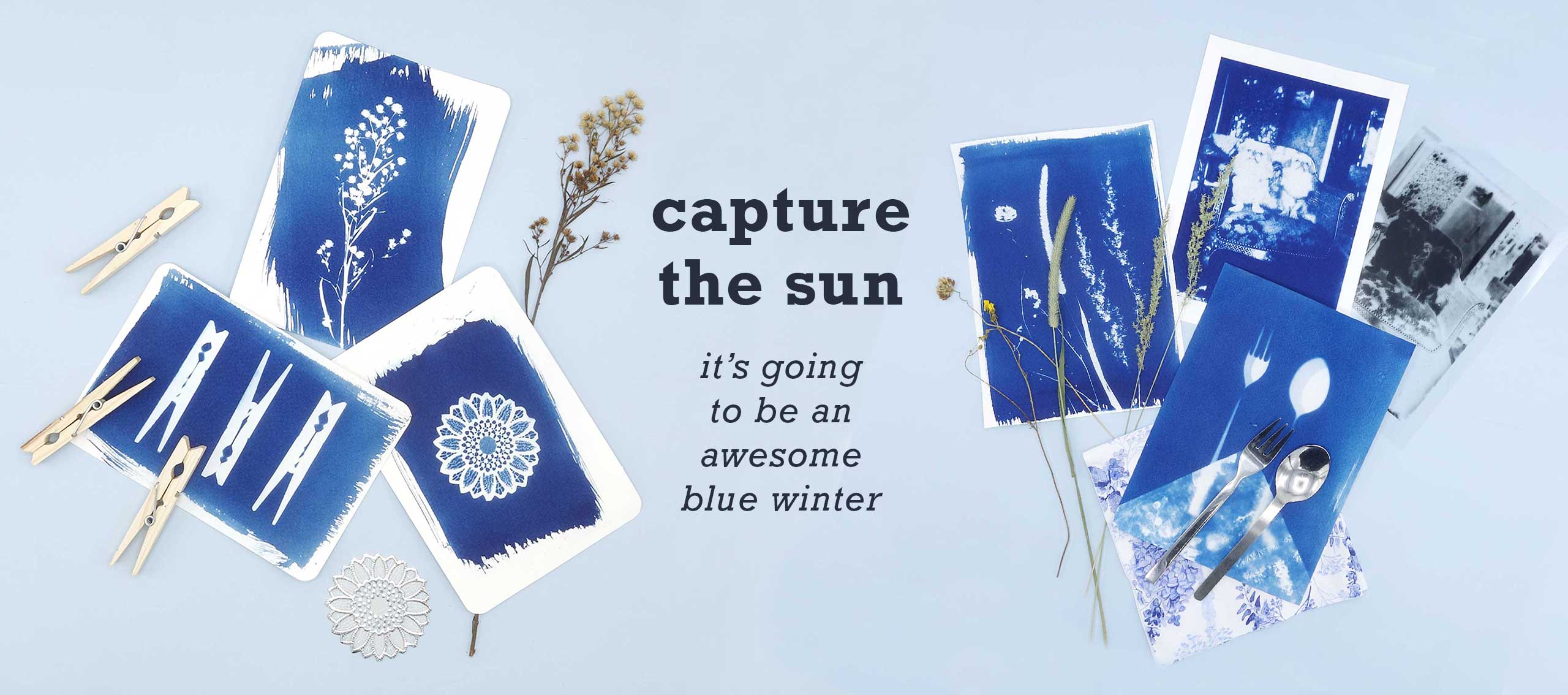 Capture the sun. it's going to be an awesome blue summer.